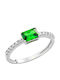 Ioannis Kosmima Women's Ring with Zircon in 9K White Gold