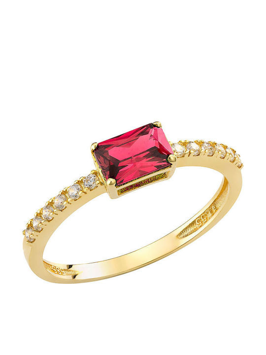 Ioannis Kosmima Women's Ring with Zircon from 9K Gold MSD-924880Y