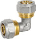 Pex-al-pex Chrome Elbow 25*20 Double D25*20.elbow-2