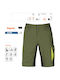 Reflective Green Work Bermuda