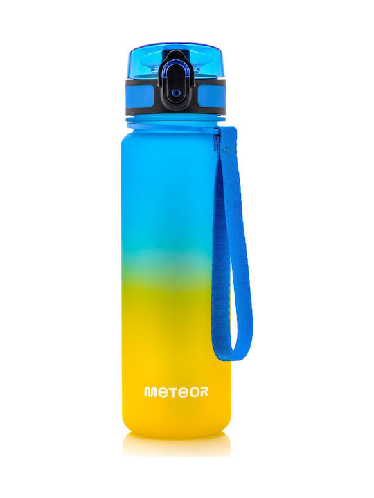 Meteor Sports Water Bottle 500ml Blue Meteor Sports Water Bottle 500ml Blue