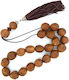 Kompologadiko Scented Worry Beads with 21 Beads with Tassel Brown