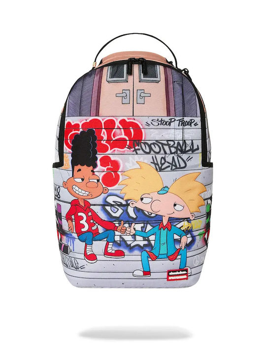 Sprayground School Backpack Junior High-High School with Water Bottle Holder HEY ARNOLD GRAFF STEPS 29 x 15 x 46cm