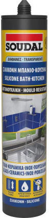 Soudal Ακρυλική Σιλικόνη Αντιμουχλική Λευκή 280ml