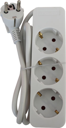Electra Power Strip 3 Sockets with Cable 1.5m