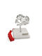 Kalliopi Silver Handgefertigter Tisch Glücksbringer Bäumchen Silber aus Stein 2027 6x11cm