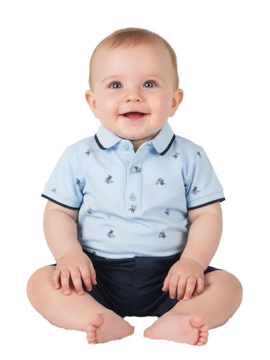 Kids Set with Shorts Summer 2 Pieces Light Blue