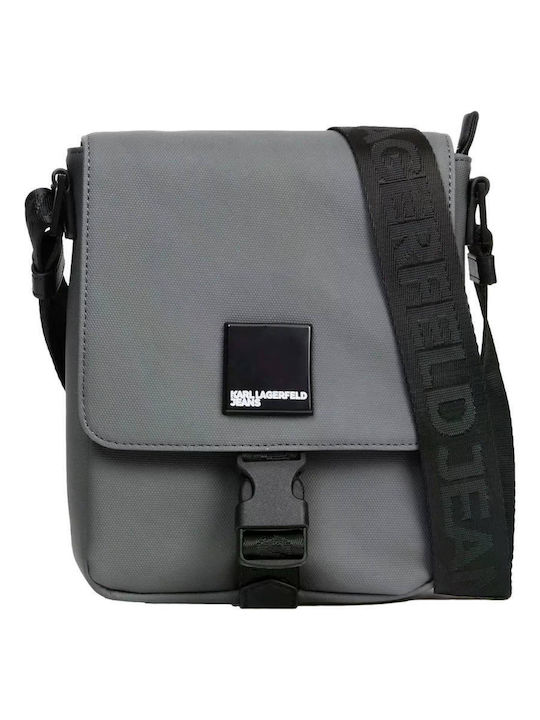 Karl Lagerfeld Men's Shoulder / Crossbody Bag Grey