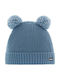 Kinder Beanie Gestrickt Blau