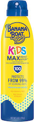Banana Boat Max SPF100 Водоустойчив Детски Слънцезащитен Спрей 170ml