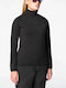 Essential Lightwarm Damen Sport Bluse Schwarz