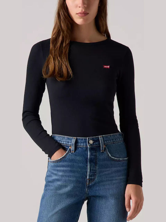 Bluza Damă Bumbac Mânecă Lungă Anthracite Night