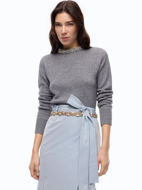 Pinko Women's Blouse Long Sleeve Grey