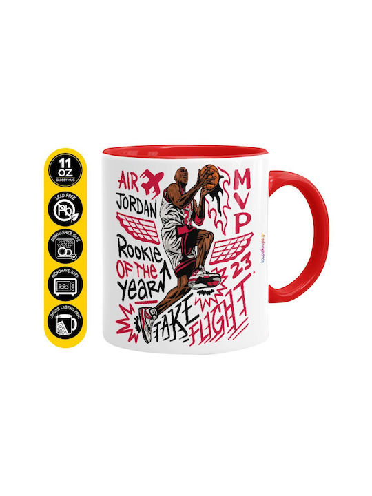 Koupakoupa Jordan Ceramic Mug Red 330ml