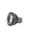 kelvo Metallic Recessed Spot with Built-in LED and Warm White Light White 5x5cm