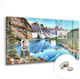 Magnetic Board Mountain Landscape One Magnet 120x60