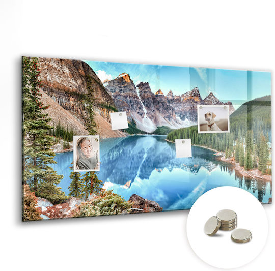 Magnetic Board Mountain Landscape One Magnet 120x60