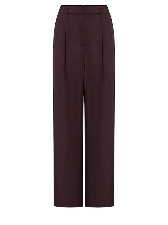 Michael Kors Damen Stoffhose Braun