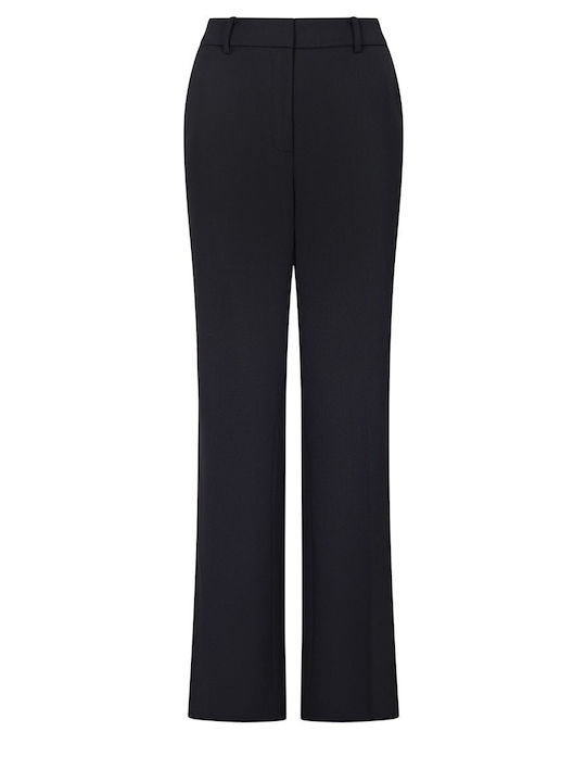 Damen Stoffhose Schwarz