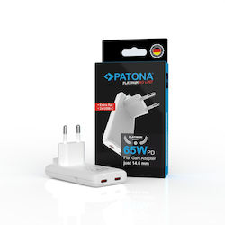 Patona Flat Adaptor De Perete 65W Patona Flat Adaptor De Perete 65W