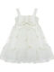 Lapin Ecru Baptism Dress Made of Tulle