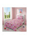 Casa Colori Single Sheets Set with Elastic Band Cotton Ccssl100e-n11 100x200cm 3 Pieces