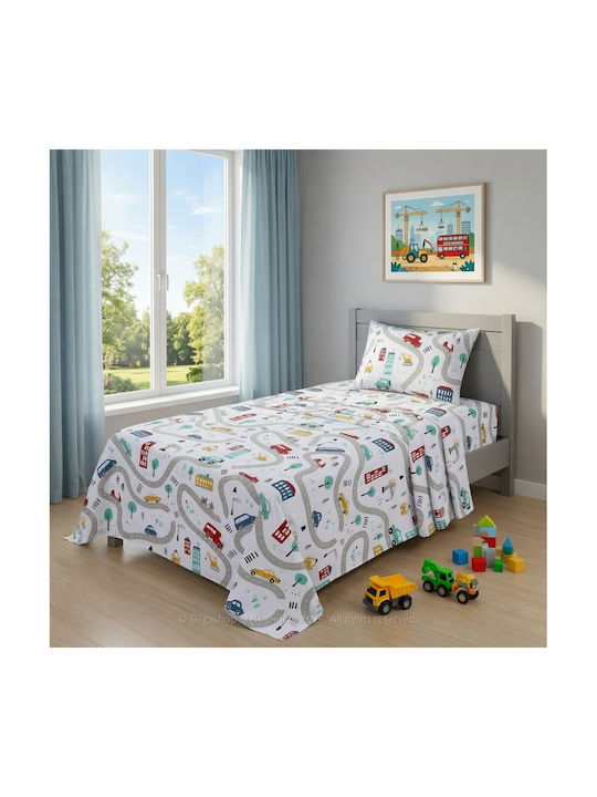 Casa Colori Kinderbettlaken Einzeln Mit Gummizug Baumwolle Kinder 100x200cm