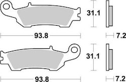 Moto-master Nitro WR 250 F 23 Brake Pads Moto-master Nitro WR 250 F 23 Brake Pads