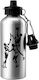 Water Bottle Basketball 500ml Silver