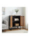 Wooden Sideboard Braun 53x30x70cm