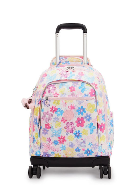 Kipling New Zea School Bag Trolley Elementary Flower Stamp 26L 35 x 21 x 50cm Kipling New Zea School Bag Trolley Elementary Flower Stamp 26L 35 x 21 x 50cm