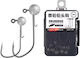 Kingdom Long Jig Head Hooks 3.5gr