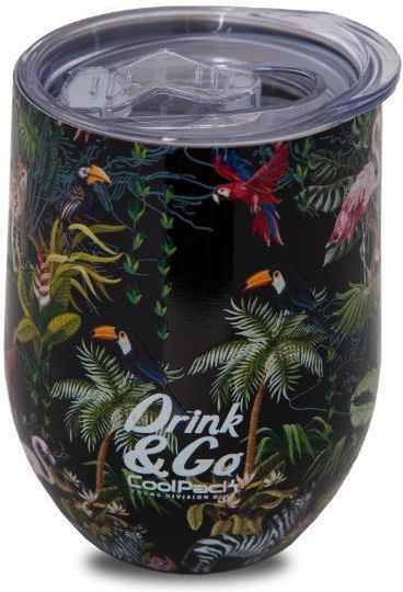 Coolpack Jungle Stainless Steel Kids Water Bottle Multicolour 350ml