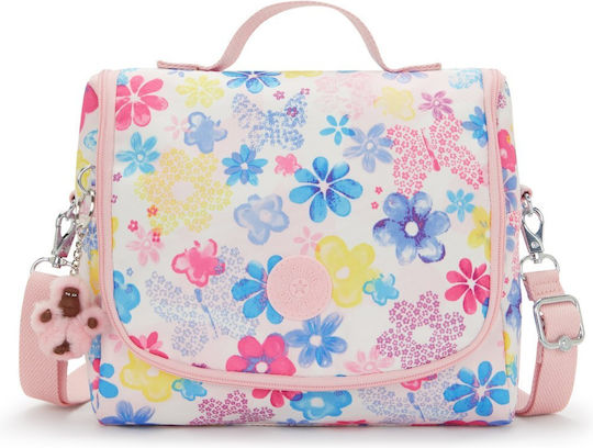 Kipling New Kichirou School Snack Bag 6 Litre Flower Stamp 20.5x12.5x23cm