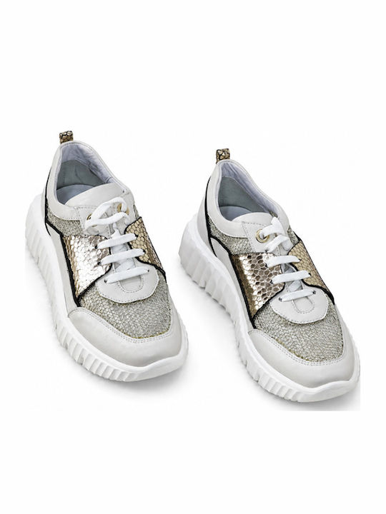 MOT-CLè Women's Light Beige Sneakers