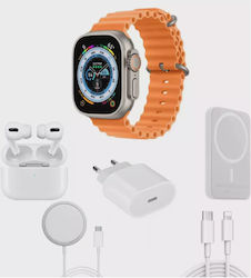Remax YX12 Smartwatch με Παλμογράφο (Πορτοκαλί)