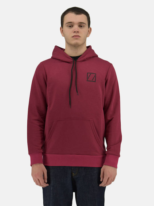 Cover Jeans Hooded Sweatshirt Bordeaux
