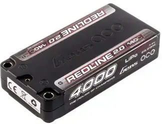 Gens Ace Baterie Li-Po 7.4V 4000mAh 140C 2S Pentru Vehicul RC