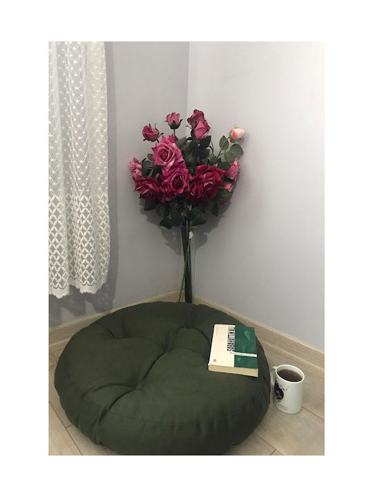 SteweHome Μαξιλάρα Δαπέδου Χακί 60x60εκ.
