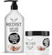 Redist Garlic Hair Care Set Pentru Păr Hidratare Pentru Toate Tipurile cu Șampon și Mască 2 Bucăți