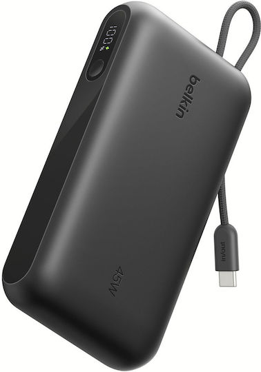 Belkin UltraCharge Power Bank 20000mAh 45W mit USB-A Ausgangsanschlüsse und USB-C Ausgangsanschlüsse Schwarz