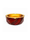 Aschenbecher Rotes Gold Keramik Marmorierte Optik Gute Qualität 12x5cm