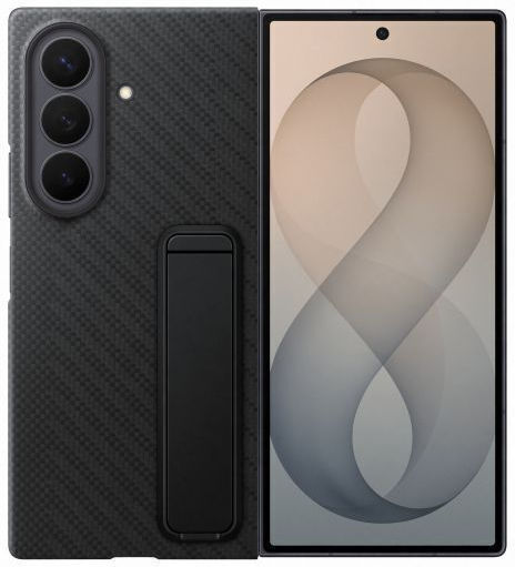 Samsung Carbon Standing Back Cover Plastic Black (Galaxy Z Fold8)