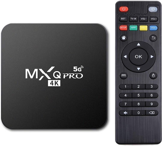 TV Box 4K UHD με WiFi USB 2.0 4GB RAM και 32GB Αποθηκευτικό Χώρο με Λειτουργικό Android 10.0