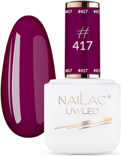 NaiLac Βερνίκι Νυχιών Μακράς Διαρκείας Quick Dry Μπεζ #417 7ml