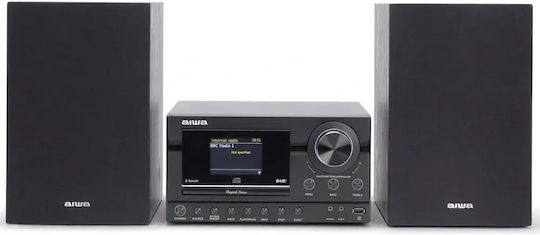 Aiwa Ηχοσύστημα 2.0 MSBTU-900DAB/BK 100W με CD Player και Bluetooth Μαύρο