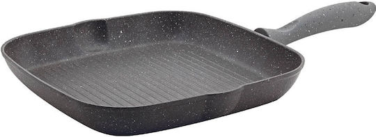 Hascevher Aluminum Grill Pan with Stone Coating 28cm