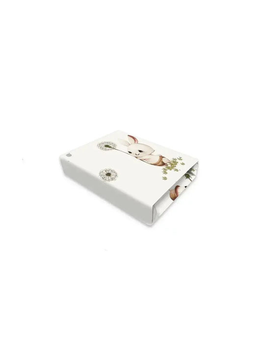 MimiNu Lenjerie De Patut Bebe Pentru Cradle Din Bumbac Cu Cauciuc 90x40cm