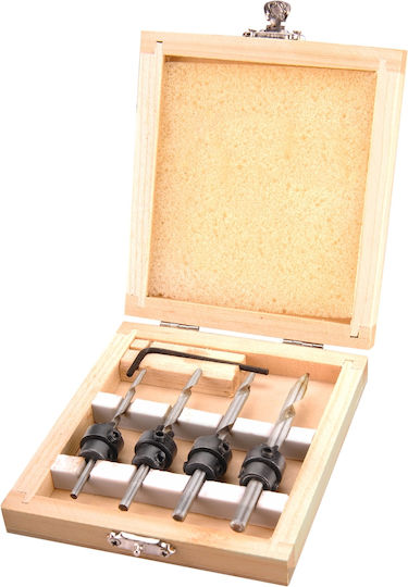 Extol Craft Set 4 Burghie Pentru Lemn