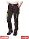 Raw-Pol Reflective and Waterproof Work Trousers Black